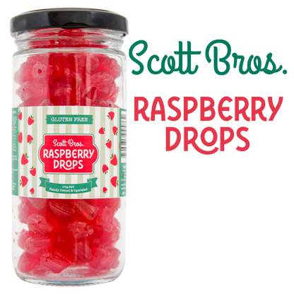 Raspberry Drops - Gluten Free Vintage Hard Candy!