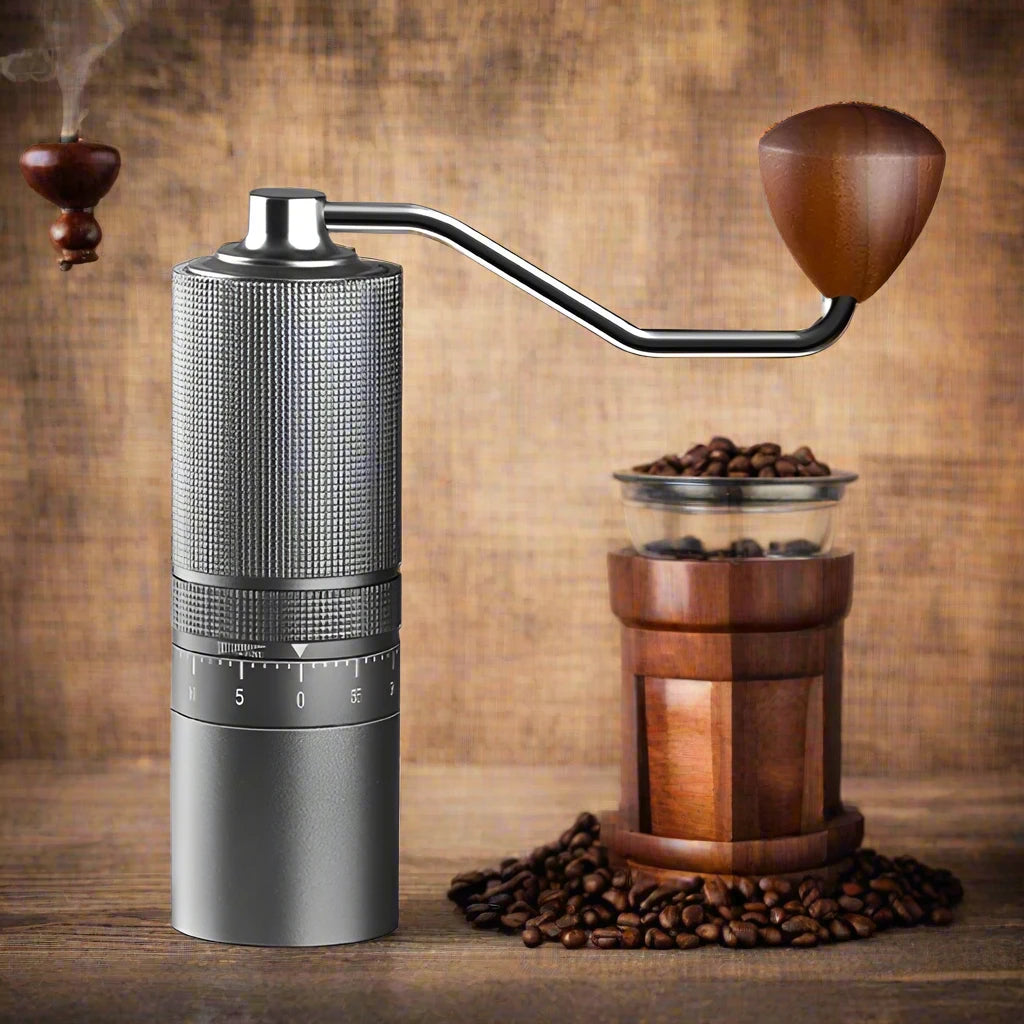 Portable Manual Coffee Grinder CNC Stainless Steel Mill