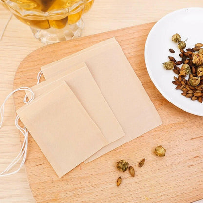 Biodegradable Disposable Teabags with Drawstring