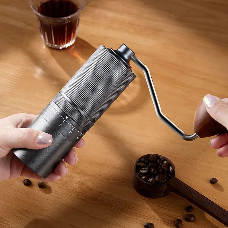 Portable Manual Coffee Grinder CNC Stainless Steel Mill