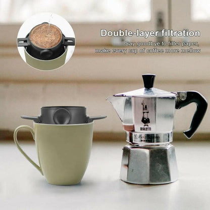 Portable Coffee Filter: Collapsible, Reusable Tea & Coffee Dripper.