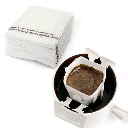 Disposable Over Cup Coffee Filter Bags - For Coffee on the Go!