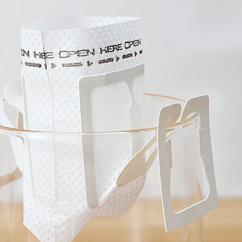 Disposable Over Cup Coffee Filter Bags - For Coffee on the Go!