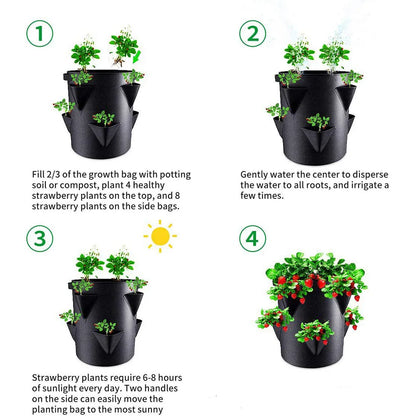 Reusable Multi-Mouth Grow Bag