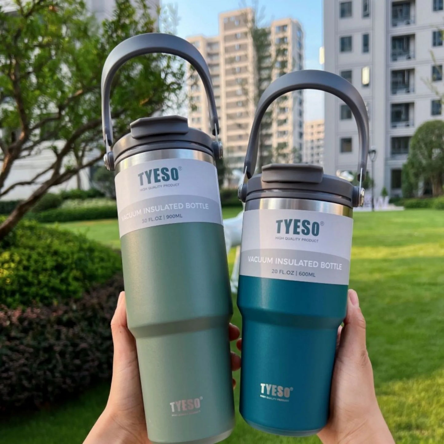 Tyeso Quality Hot & Cold Travel Bottle/Mug.