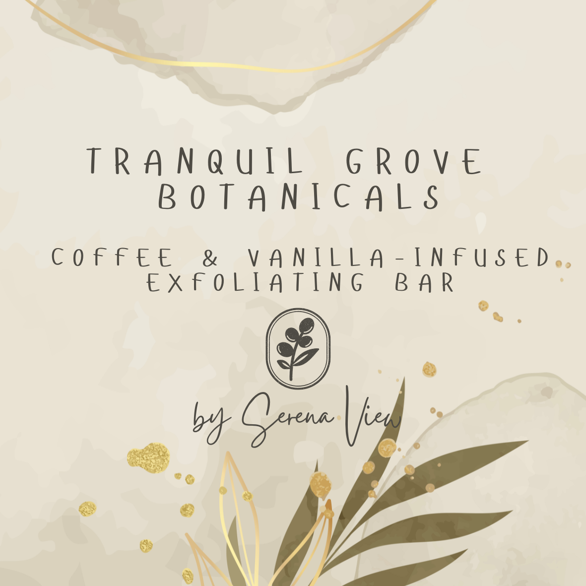 Coffee & Vanilla-Infused Exfoliating Hand and Body Bar