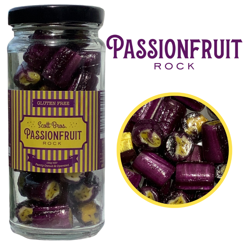 Passionfruit Rock - Gluten Free Rock Candy