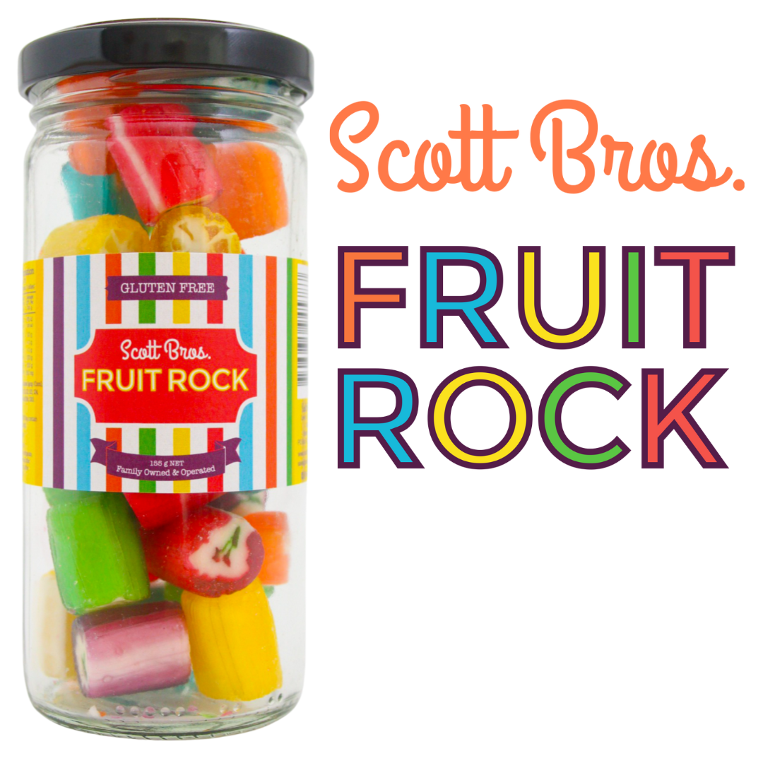 Fruit Rock Hard Rock Candy - Gluten Free